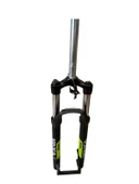 Zoom Vaxa 32 Air 27,5" Jant Havalı Gidondan Kilitli Bisiklet Maşası 1-1/8 QR Maşa Magnezyum Bacak Siyah Yeşil - 4