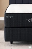 Nova Yatak 160x200 Çift Kişilik - 25 cm Paket Yaylı Ortopedik, Orta Sert, Antrasit, Pamuklu Kumaş thumbnail 2