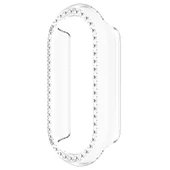 Xiaomi Smart Band 8 İle Uyumlu Zarif Kristal Taşlı Kasa Koruyucu Kılıf  Şeffaf thumbnail 4