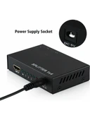 Anunnaki 4 Port HDMI Splitter | 4K UHD Full HD 1080p Monitör Çoklayıcı Adaptör thumbnail 10