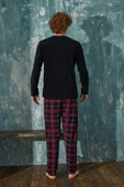 Gd Goldoremi 18113-4 Erkek Polar Patlı Üç Düğmeli Pijama Takım Uzun Kollu - 3