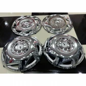 UNİVERSAL 16 İNÇ KROM ÖN-BOMBE ARKA-DÜZ 4 ADET KAPAK - 12