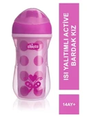 Chicco Isı Yalıtımlı Active Bardak 14 Ay+ 266 ml - Pink - 1