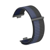 Huawei Watch Fit 4 Fit 4 Pro Fit 3 Uyumlu Ayarlanabilir Cırt Cırtlı Yumuşak Spor Kumaş Örgü Kordon  Lacivert thumbnail 3