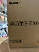 Star Gold Ayaklı Abajur Yağlı Boya Sanat Desenli Kumaş Başlık Yatak Odası Salon Masa Lambası 2 Adet thumbnail 4