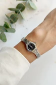 Enna Siyah Kadran Gümüş Kadın Kol Saati thumbnail 1