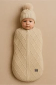 Bistyle Baby İn Swadding Triko Kundak 75108 Bej - 1