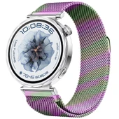 Huawei Watch GT5 41mm Uyumlu Manyetik Milanese Loop Metal Kordon   Rainbow thumbnail 1