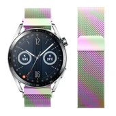 Huawei Watch GT3 46mm GT3 Pro 46mm Gt2 46mm Gt2 Pro 46mm Uyumlu Manyetik Milanese Loop Metal Kordon  Rainbow thumbnail 3
