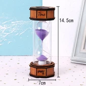 Işikli Dekoratif Ahşap Kum Saati thumbnail 3