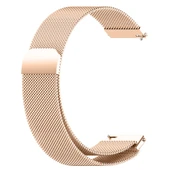 Samsung Galaxy Watch 4 5 6 7 Seri 40 42 43 44 46 47mm Uyumlu Manyetik Milanese Loop Metal Kordon   Rose Gold thumbnail 5
