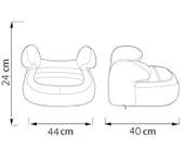 ComfyMax Platinium 15-36kg Yükseltici / Oto koltuğu - Grey thumbnail 3