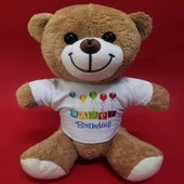 Happy Birthday Tişörtlü Ayıcık - 1