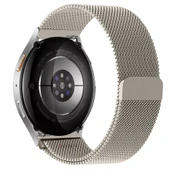 Samsung Galaxy Watch 4 5 6 7 Seri 40 42 43 44 46 47mm Uyumlu Manyetik Milanese Loop Metal Kordon   Starlight thumbnail 2