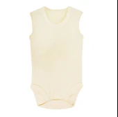 Sema Baby Jakarlı Askılı Badi (Body) - Krem 12-18 Ay - 1