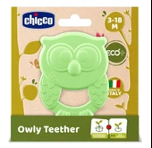Chıcco Owly Diş Kaşıyıcı 3-18 Ay - Yeşil thumbnail 1
