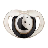 Mamajoo Sterilizasyon & Saklama Kutulu Black & Pearl Desenli İkili Ortodontik Emzik Gece & Gündüz / 0 Ay+ thumbnail 3