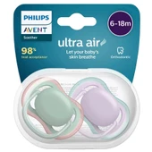 Philips Avent Ultra Air Emzik 6-18 Ay 2li Kız SCF085/16 thumbnail 1
