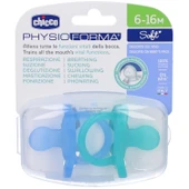 Chicco PhysioForma Soft 2'li Silikon Emzik 6-16 Ay Erkek thumbnail 3