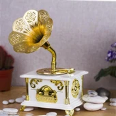 Nostaljik Gramofon Müzik Kutusu thumbnail 3