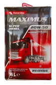 PETROL OFİSİ MAXİMUS SÜPER DİESEL 20W50 - 15 LİTRE TENEKE thumbnail 6
