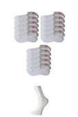 Beyaz Kadın Babet Çorap 15 çift thumbnail 1