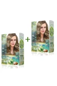 2 Paket Natural Beauty Amonyaksız Saç Boyası 8.1 Küllü Açık Kumral - 1