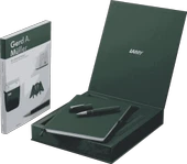 LAMY 2000 DOLMA KALEM FIBERGLASS 14K ALTIN PINE F UÇ VE DEFTER SETI thumbnail 3