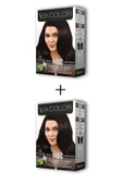 2X2 Tüp Krem Saç Boyası Seti Koyu Kahve No:3.0 - 1