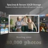 BSIMB Dokunmatik Ekranlı Dijital Resim Çerçevesi - 1920x1080 FHD thumbnail 7