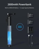 WOLFANG GB2200 Şarj Edilebilir Selfie Çubuğu thumbnail 2