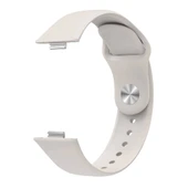 Huawei Watch Fit 3 İle Uyumlu PureLux Tam Uyumlu Yumuşak Soft Silikon Kordon Starlight - 3