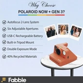Polaroid Now+ 2. Nesil I-Tipi Anında Filmli Bluetooth Kamera - 3