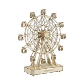 Rolife 3D Ahşap Yapboz Mekanik DIY El Sanatları Setleri - Dönme Dolap - 1