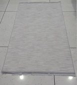 80X150 DEKORATİF HALI KETEN SİSEL GRİ - 1
