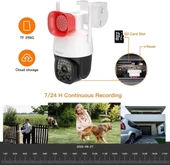 VSTARCAM 3MP Güvenlik 360° PTZ Kamera Dış Mekan thumbnail 6