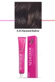 Premium 4.35 Karamel Kahve - Kalıcı Krem Saç Boyası 50 g Tüp - 1