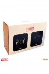 Cosa Akıllı Oda Termostatı Kablosuz Kombi Kontrolü V4 Ekranlı Pilli Ve Adaptör Girişli P4TR-21 - 5