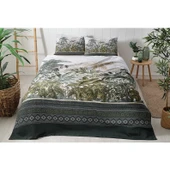 Özdilek Ranforce Tek Kişilik Pike Takımı-Ethnic Jungle Yeşil thumbnail 2