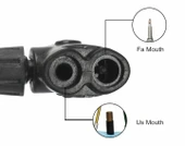 Yüksek Basınçlı Alüminyum Gümüş Renk Top Bisiklet Taşınabilir Hava Ayak Pompası thumbnail 2