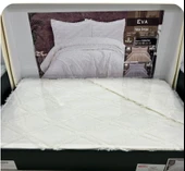 JAKARLI  SAKALLI YATAK ÖRTÜSÜ TEK KİŞİLİK EVA KREM thumbnail 3