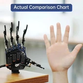 LewanSoul Robot El Beş Parmak Biyonik Robot Mekanik Kol DIY thumbnail 7