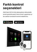 Xenon Smart Akıllı Alarm Güvenlik Kiti Wi-Fi/4G Otomatik Arama Mobil Uygulama ile Kontrol Dokunmatik Ekran Uzaktan Kumanda Kapı Pencere Hareket Sensörü Su Baskını Sensörü X7570 - 5