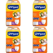 Canped Emici Külot Ekstra Büyük Boy XL 30'lu 4 Adet Hasta Bezi - 1