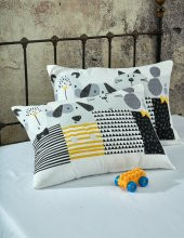 Komfort Home Baskılı Pamuklu Silikon Dolgulu Yastık 50x70 CM /2 Adet - 1