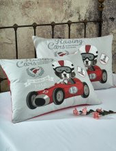 Komfort Home Baskılı Pamuklu Silikon Dolgulu Yastık 50x70 CM /2 Adet - 1