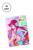 Gıpta Winx Bloknot A7 Spiralli Mini 48 Adet - 1