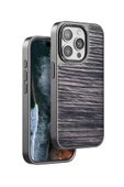 Venco iPhone 14 Pro Wave Kapak - Kahverengi thumbnail 1