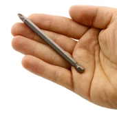 PH2 100 Mm 10 Cm Manyetik Uzun Bits Bit Ucu Yıldız Tornavida Uç Derin Vidalama İçin Çelik CR-V Uç thumbnail 4