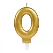 0 Rakam Mum Gold Renk - 1